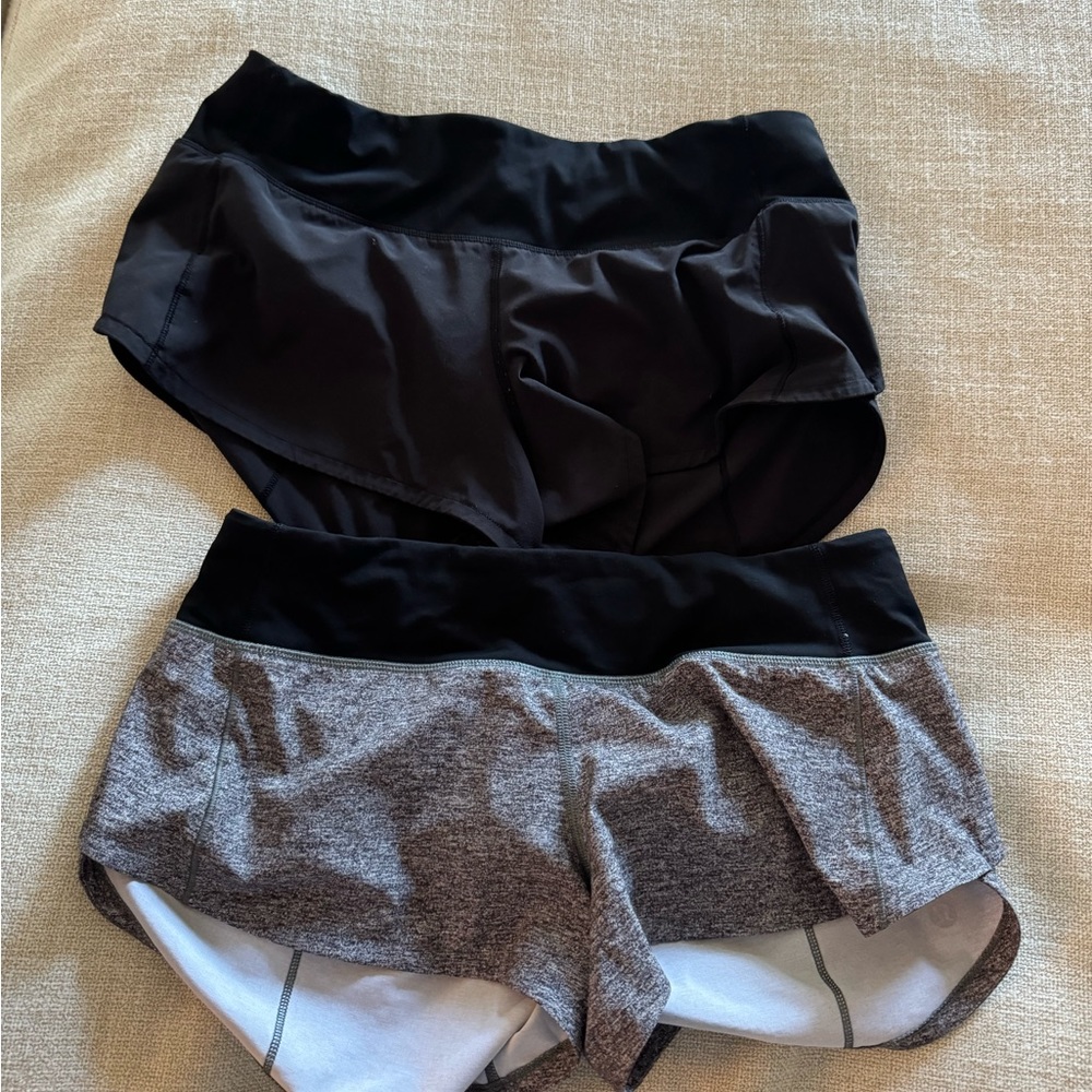 Lululemon speed up low rise shorts
